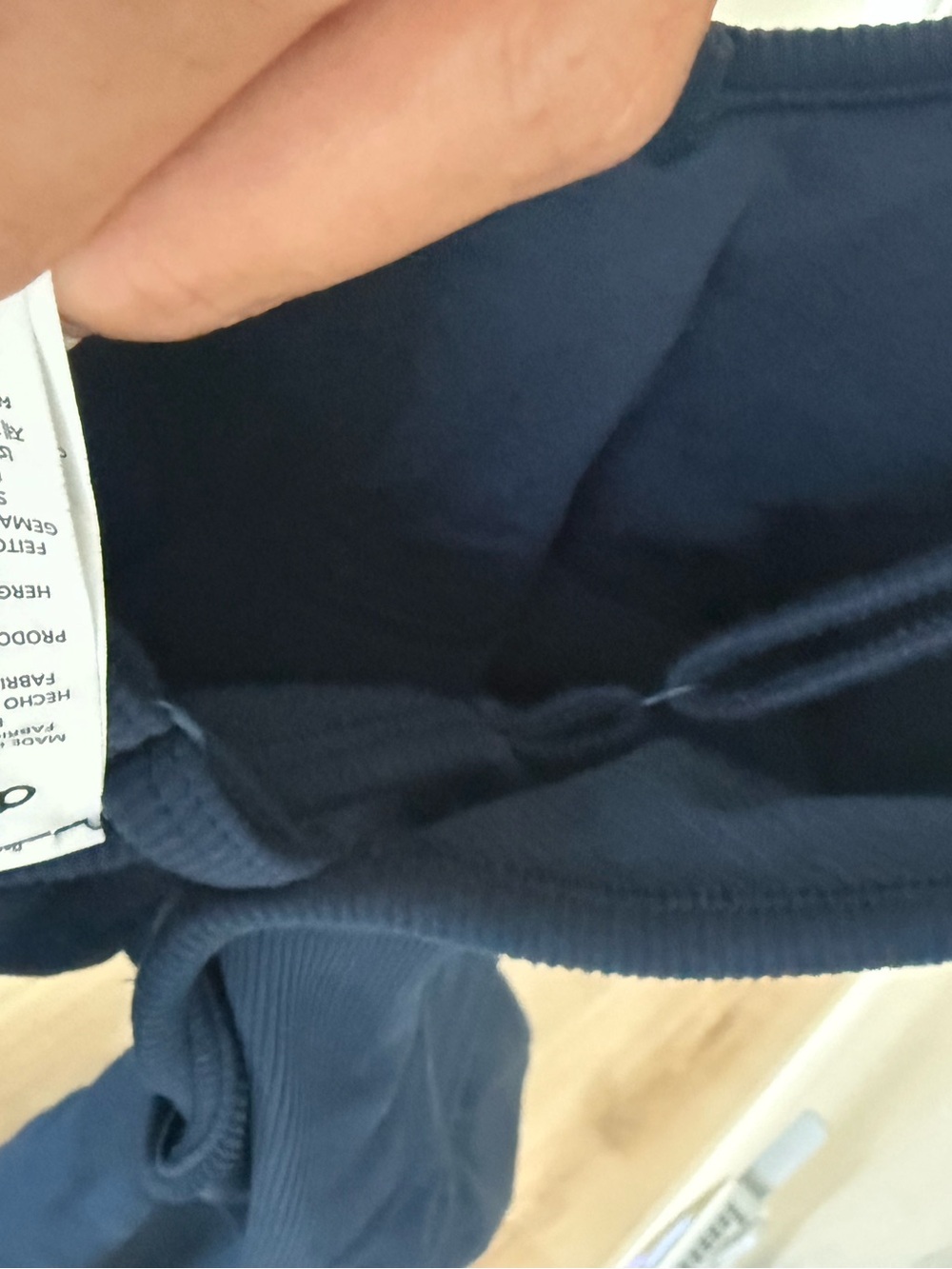 Alo Seamless Ribbed Favorites Onesie - Navy - Picture 6 of 6